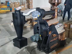 Torradeira de café de alta qualidade de 3 kg, cor e logotipo personalizáveis, alta eficiência de torradeira