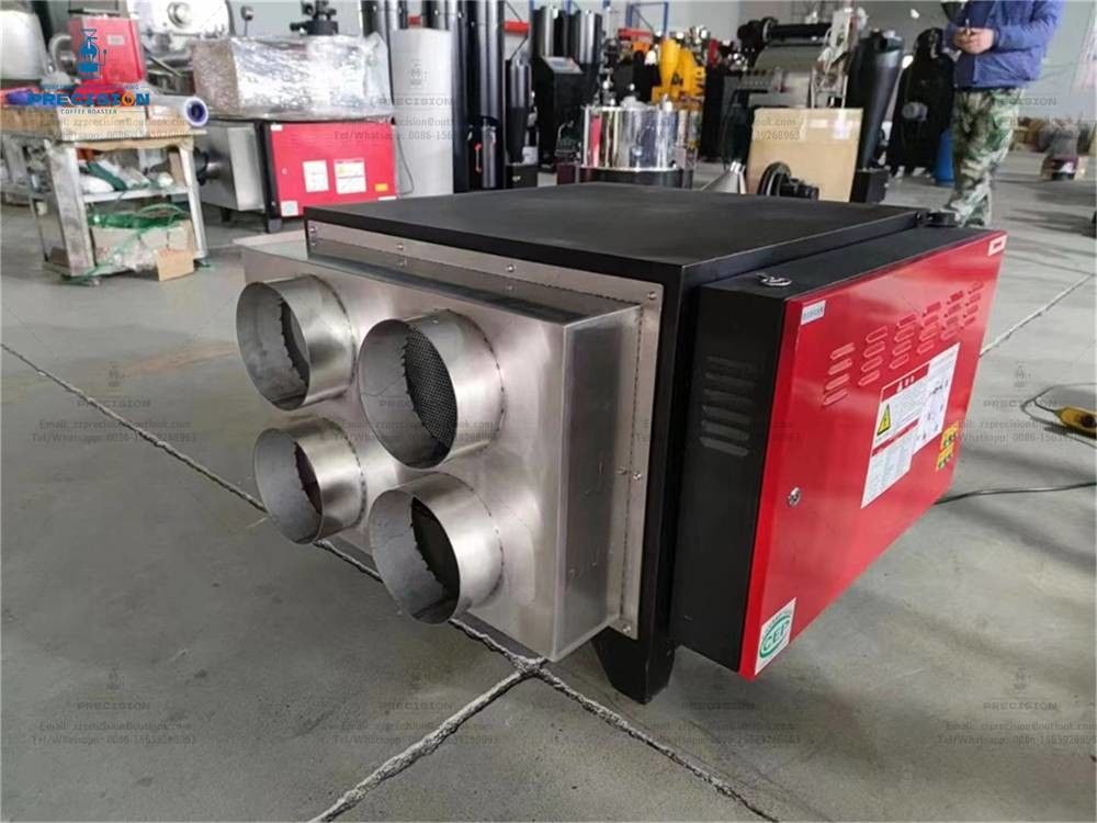 Máquina de filtro de fumaça de torrefação de café interior Resistente à ferrugem Durabilidade