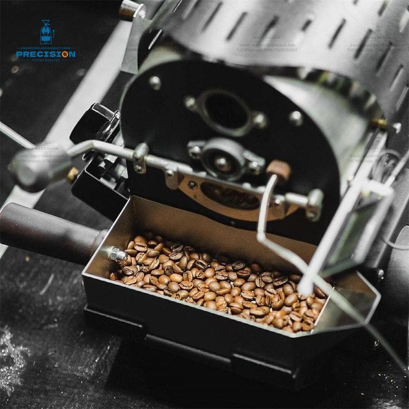 Pequena máquina de torradeira de café de amostra comercial Tipo de gás GLP