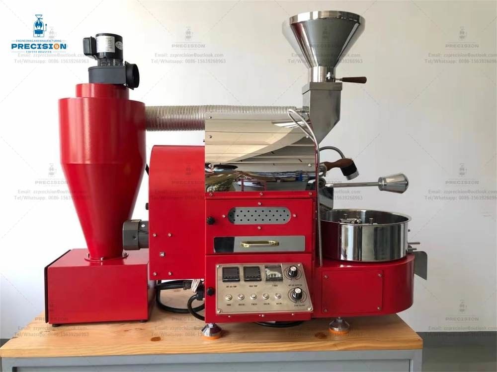 Programável 1 kg Roaster de café Cor Vermelha Tempo de torrefação 12-15 minutos