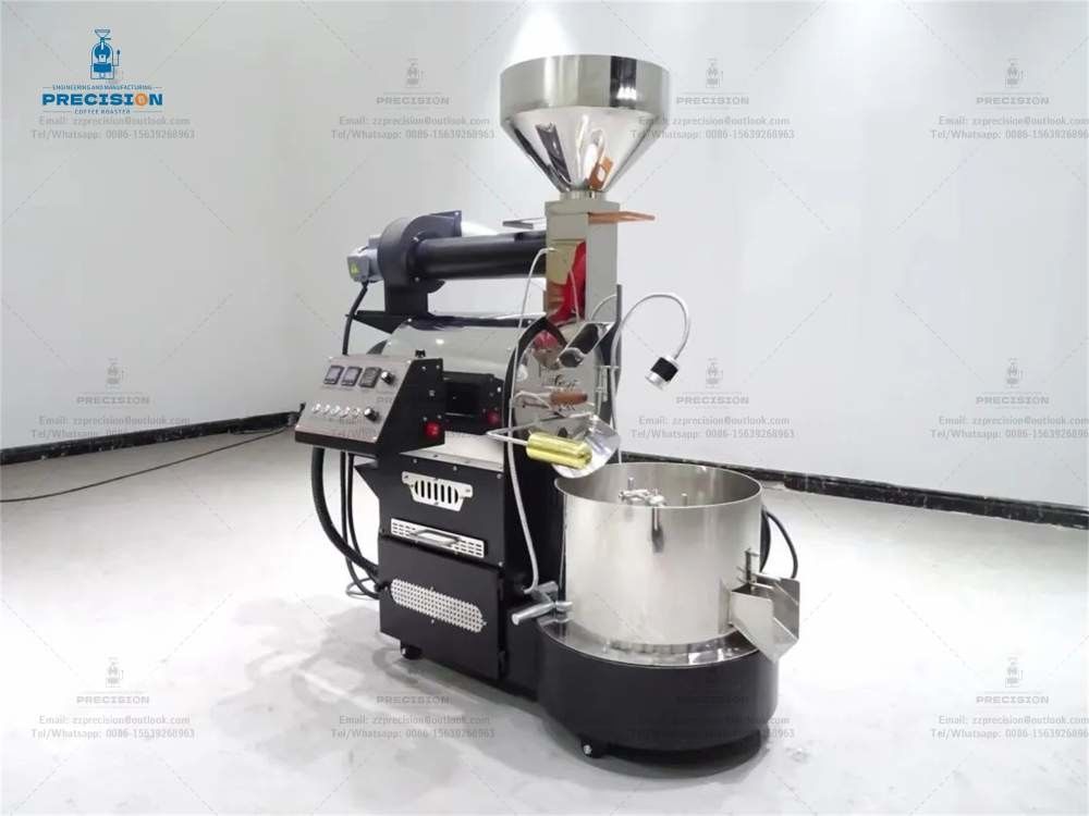 Tostadores de café de tipo eléctrico de tambor Tostadores de café de aço inoxidável com certificação CE