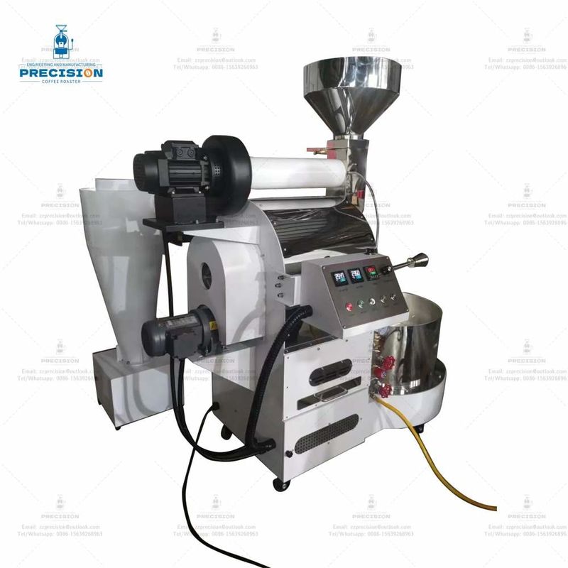 Tostadores de café de tipo eléctrico de tambor Tostadores de café de aço inoxidável com certificação CE