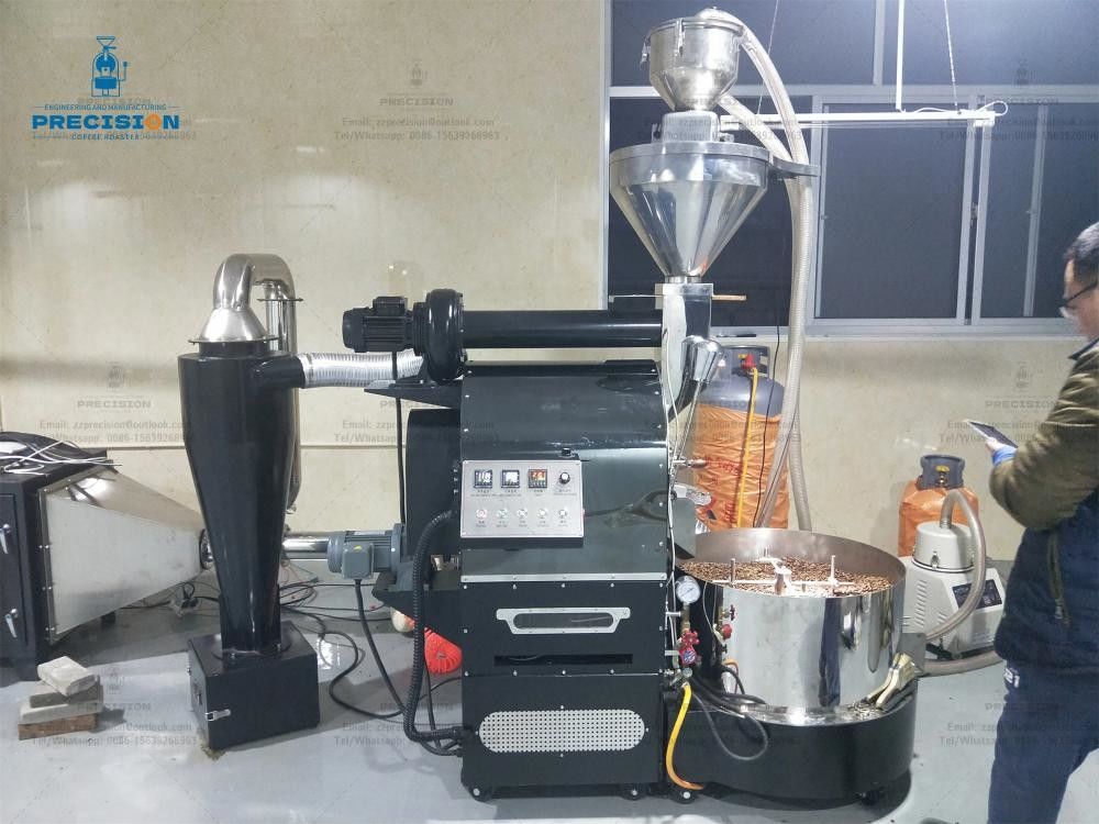 Colômbia Industrial Grãos de café torrefação Grãos de café máquina de panificação orgânica máquina de produção de grãos de café torrados