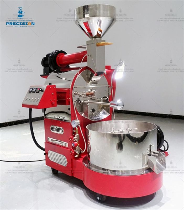 Roastador de café multifuncional 12kg 15kg Roastador de grãos de cacau de ar Máquina de grande escala Roastador comercial