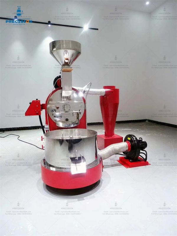 Roastador de café multifuncional 12kg 15kg Roastador de grãos de cacau de ar Máquina de grande escala Roastador comercial