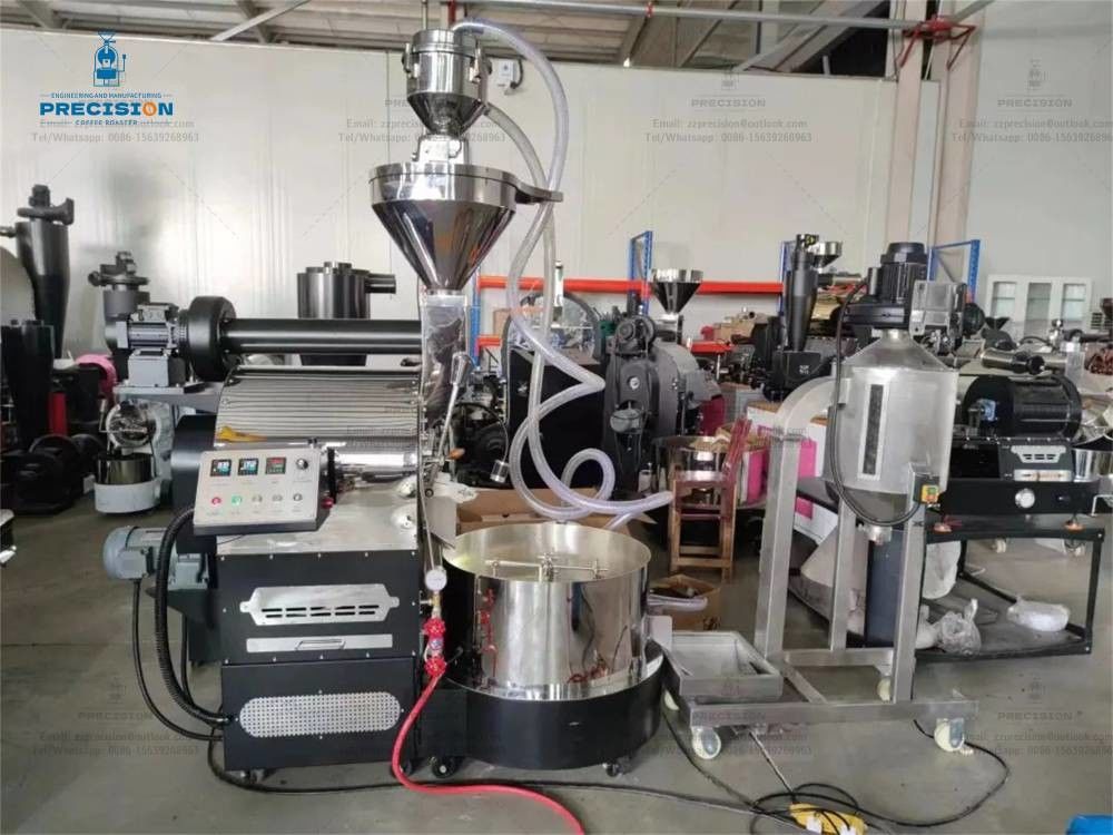 Máquinas de torrefação de café para uso comercial Tipo de aquecimento elétrico completo