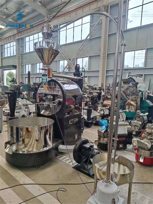 Roaster de grãos de café de qualidade comercial Método de torrefação a ar quente Personalize a cor