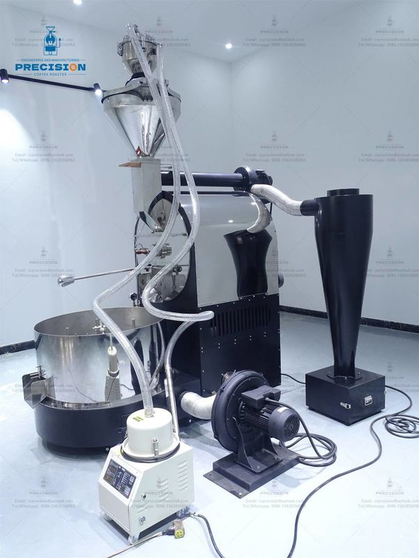 Máquina de torrefação de café industrial para produção em larga escala Sistema de torrefação de café