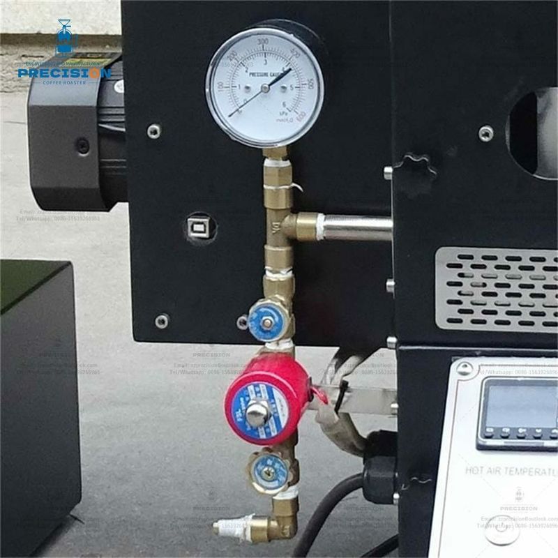 Máquina de torrefação de grãos de café caseira de 6 kg com vários tipos de aquecimento
