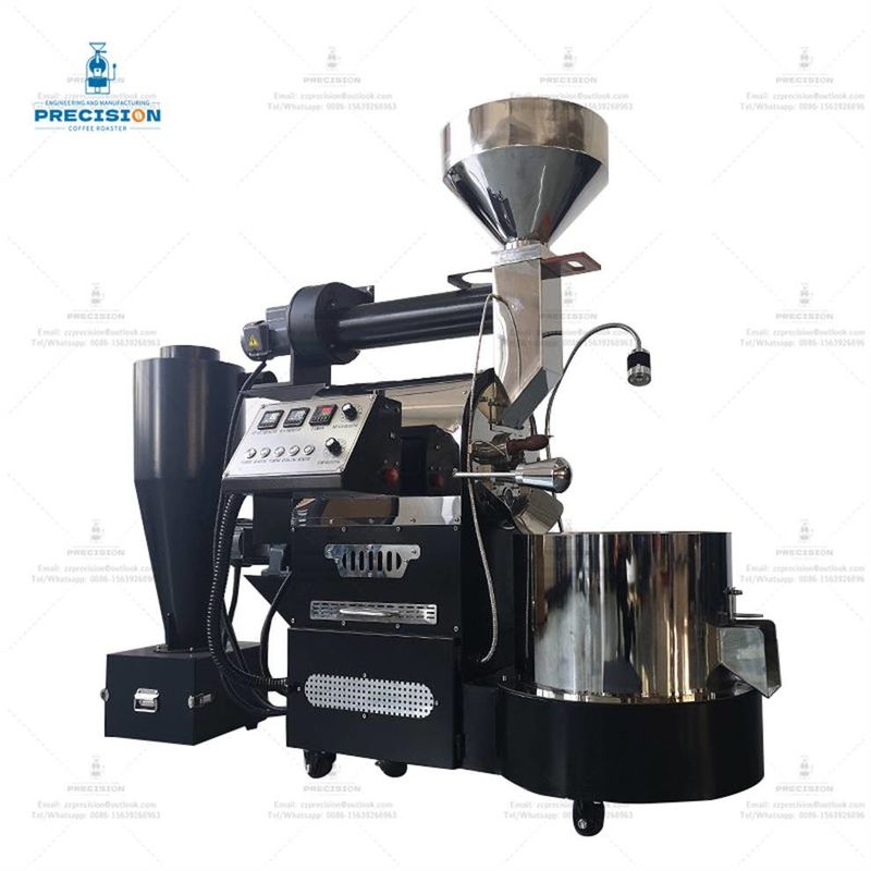 Máquina de torrefação de café de 3 kg atualizada com azul / vermelho / cores personalizáveis
