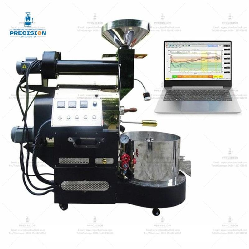 Roasters de café de topo / Hottop Roaster Elétrico GLP NG Gas Propano Roaster de café comercial automático