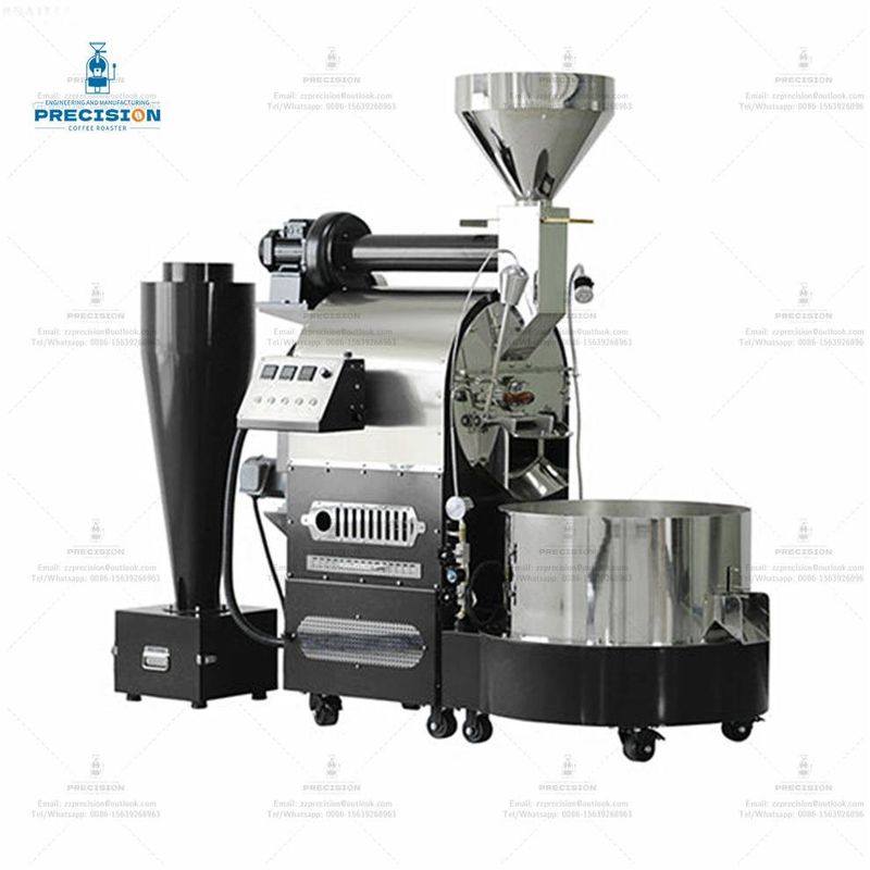 Máquina de torrefação de grãos de café de aço inoxidável 5 kg 10 kg 15 kg 20 kg