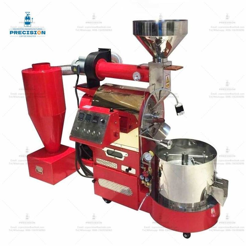 Capacidade de bateria de 1 a 7 kg e 12 a 15 minutos de tempo de torrefação