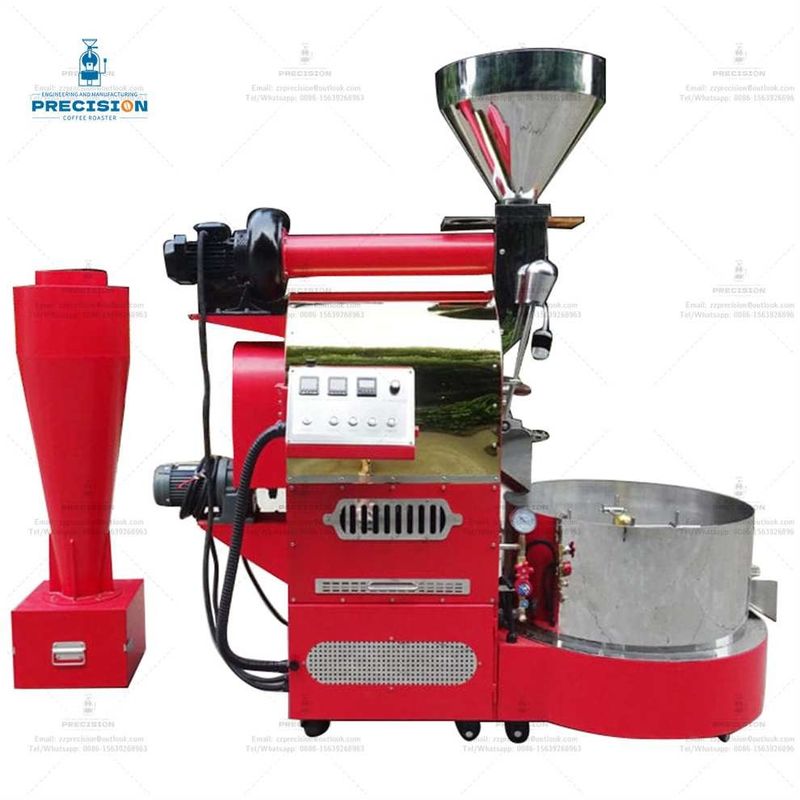 Máquina de torrefação de grãos de café caseira de 6 kg com vários tipos de aquecimento