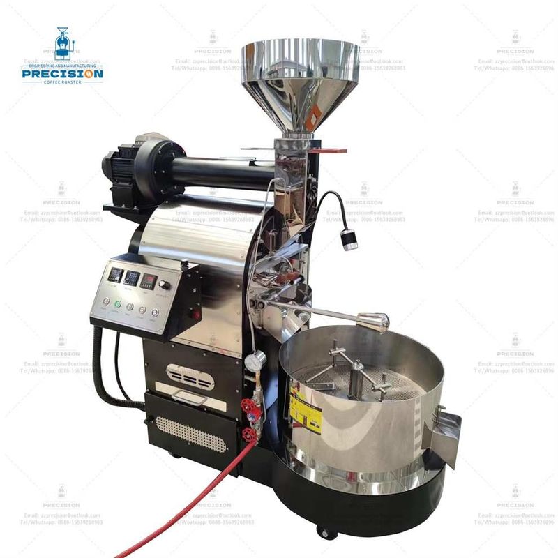 Capacidade de bateria de 1 a 7 kg e 12 a 15 minutos de tempo de torrefação