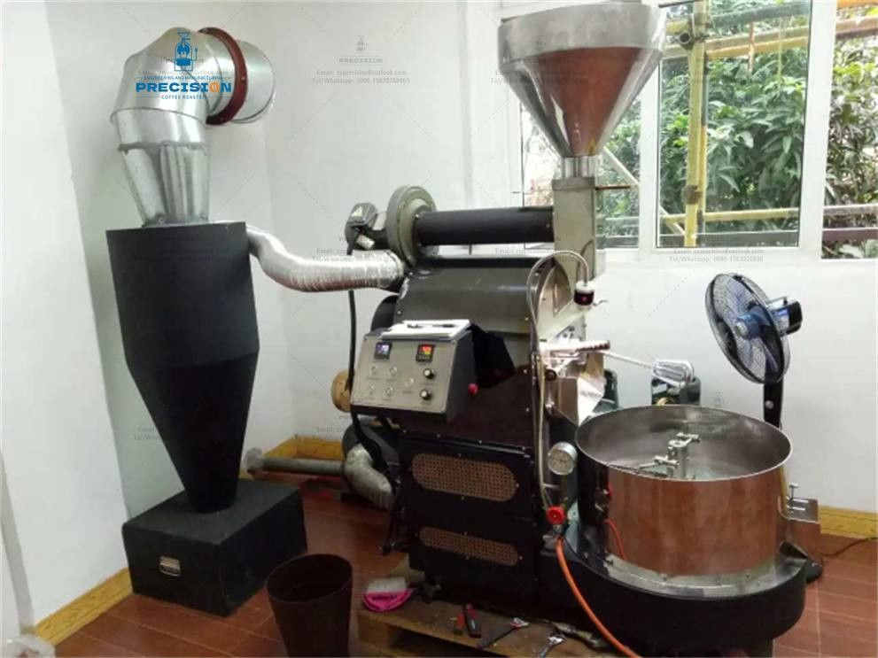 Máquina de torrefação de grãos de café