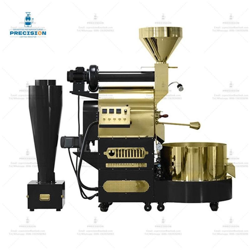 Máquina de torrefação de café para uso doméstico com multi-queimador infravermelho comercial 2kg 3kg 6kg