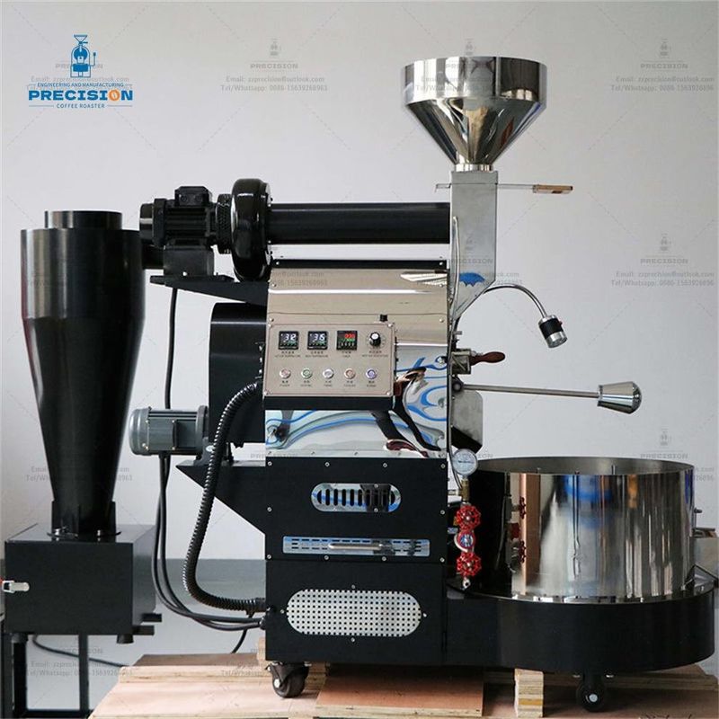 Máquina de torrefação de café para uso doméstico com multi-queimador infravermelho comercial 2kg 3kg 6kg