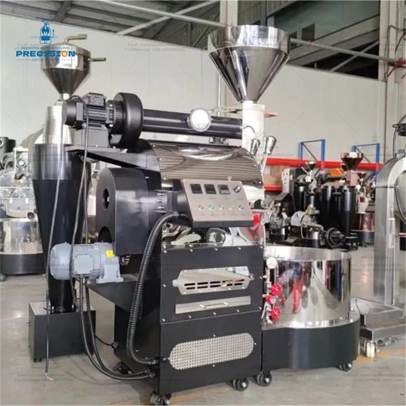 Industrial Gas Electric 2kg 3kg 6kg Café Torradeira de Grãos de Café Giesen Máquina Comercial de Torradeira de Café