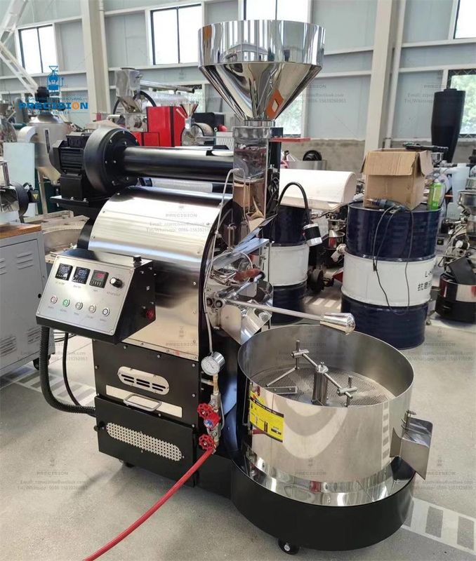 Industrial Gas Electric 2kg 3kg 6kg Café Torradeira de Grãos de Café Giesen Máquina Comercial de Torradeira de Café